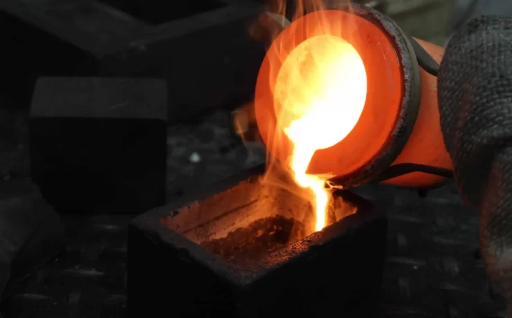 gold melting